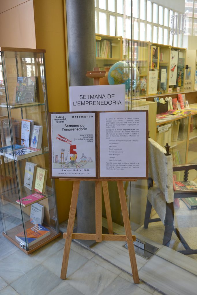 Exposició bibliogràfica Setmana de l'Emprenedoria