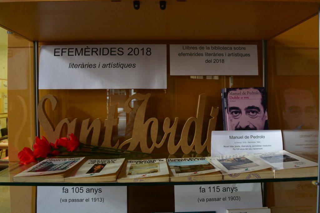 Exposició: Efemèrides literàries i artístiques 2018