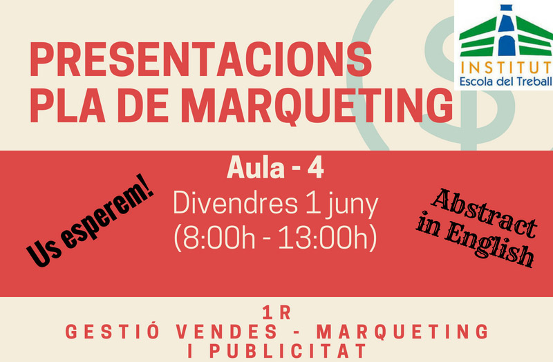 Exposem plans de màrqueting