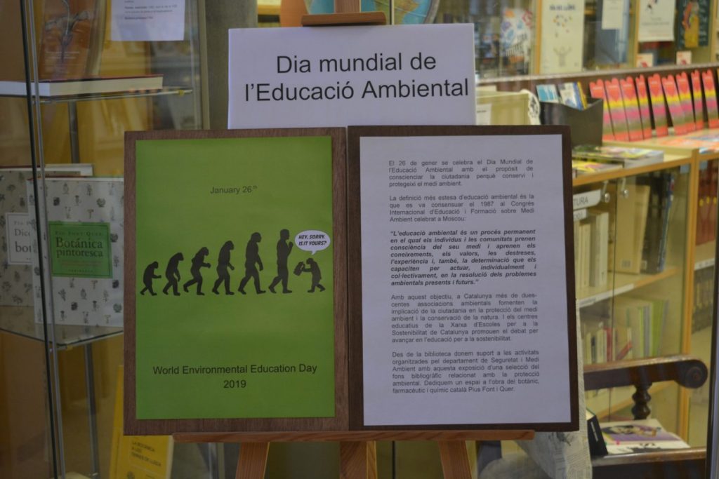 Exposició Dia Mundial de l'Educació Ambiental