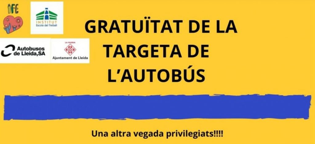 Gratuïtat de la targeta de l'autobús