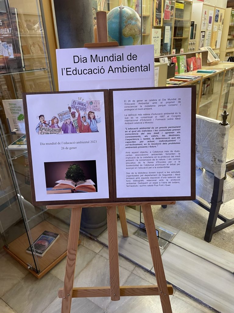 Exposició Dia Mundial de l’Educació Ambiental