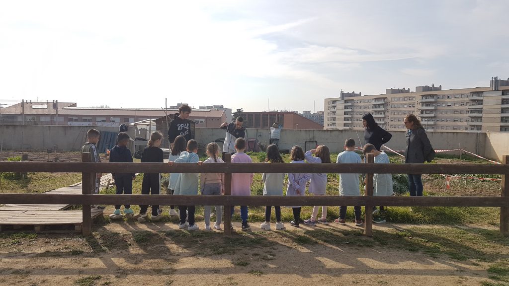 Presentem el Projecte de l'hort escolar a l'Escola Països Catalans