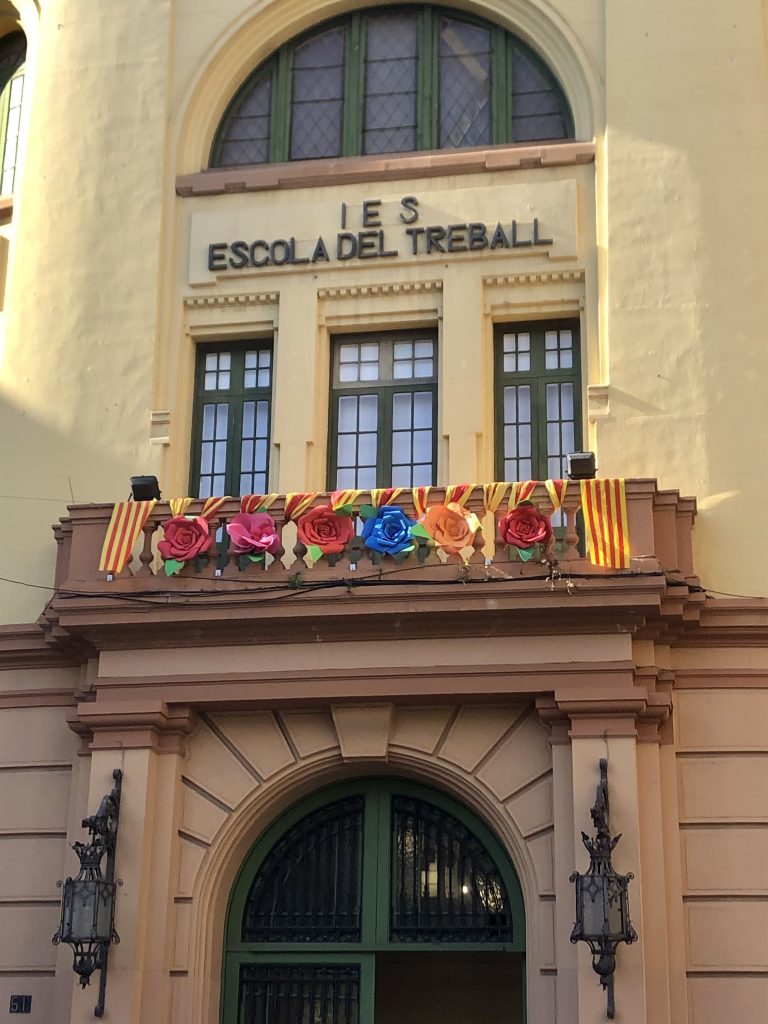 Festivitat de Sant Jordi a l'Escola del Treball