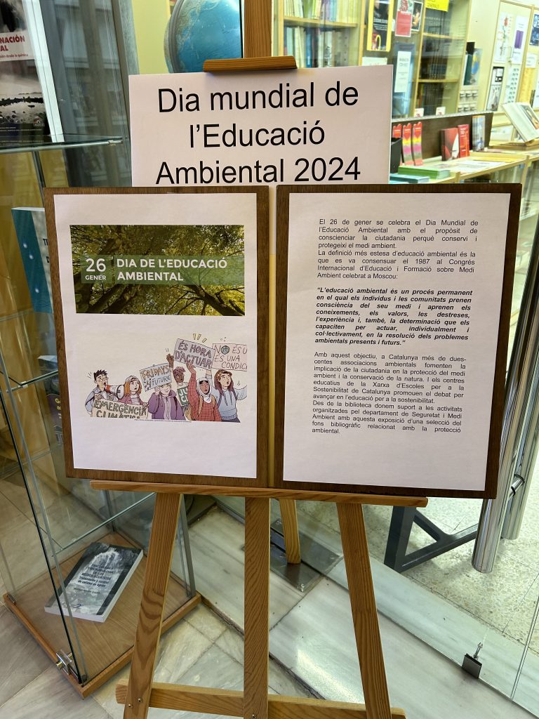 Exposició Dia Mundial de l’Educació Ambiental 2024