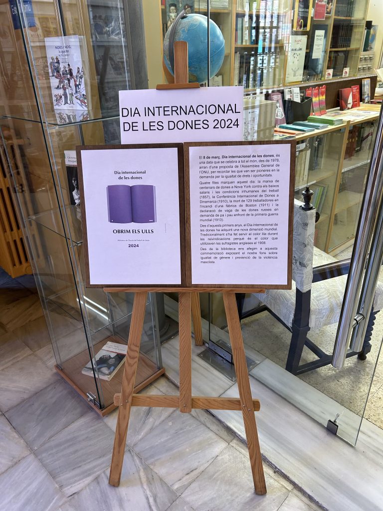 Exposició bibliogràfica Dia internacional de les dones