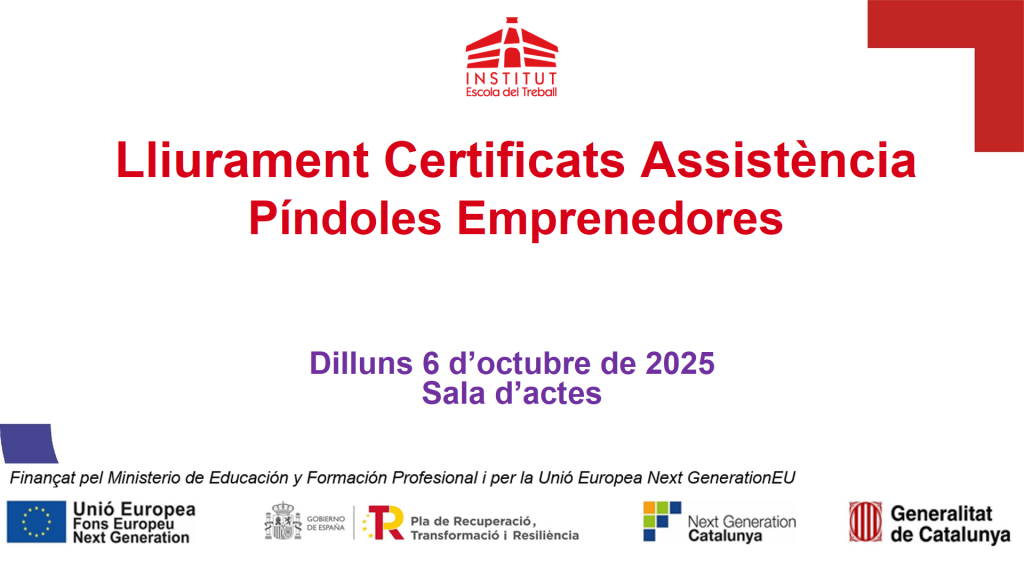 Píndoles Formatives MODE ON: Marca personal per al futur professional