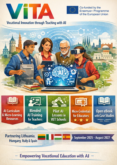 L’Escola del Treball de Lleida inicia el projecte europeu VITA per impulsar la intel·ligència artificial a la Formació Professional