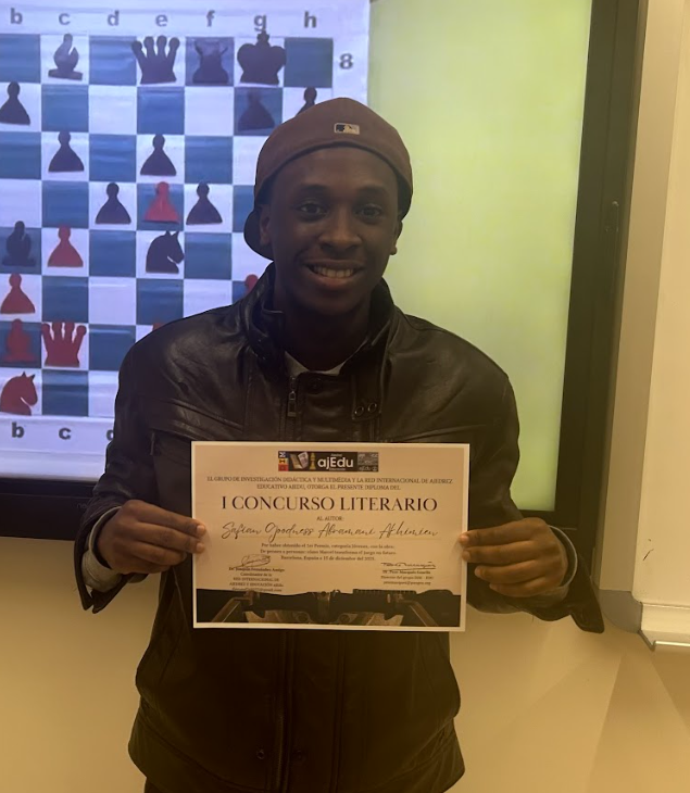 Safian Goodness Abramani aconsegueix un doble reconeixement en concursos educatius internacionals